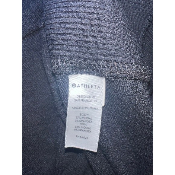 Athleta Black Waterfall Cardigan Sweater Size M - Picture 6 of 6